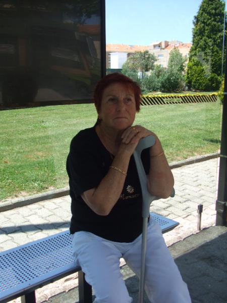 en attendant le bus ...