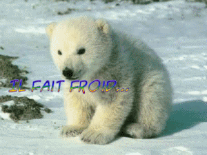 il fait froid ...